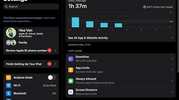 Cách giới hạn thời gian sử dụng Ipad cho con