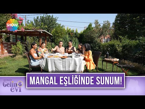 Hanife gelinin mangal eşliğindeki sunum masası! | Gelin Evi 923. Bölüm