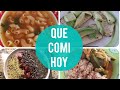 QUE COMI HOY (8 AL 12 ENERO 2018)  🍚🍛🍽 RECETAS ARROZ, ALBÓNDIGAS, NUTRISMOOTHIE Y SOPA DE PASTA!!