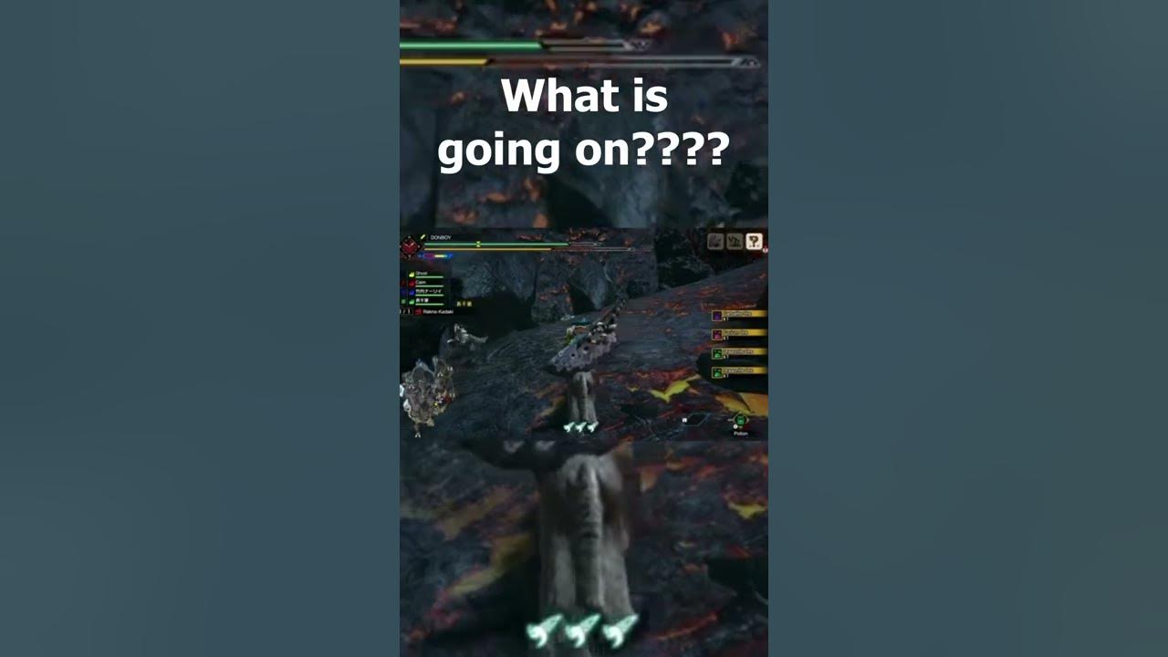 Glitches in Monster Hunter Rise shorts YouTube