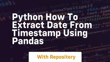 python how to extract date from timestamp using pandas