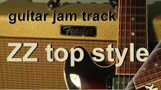 blues rock backing track - zz top style chords