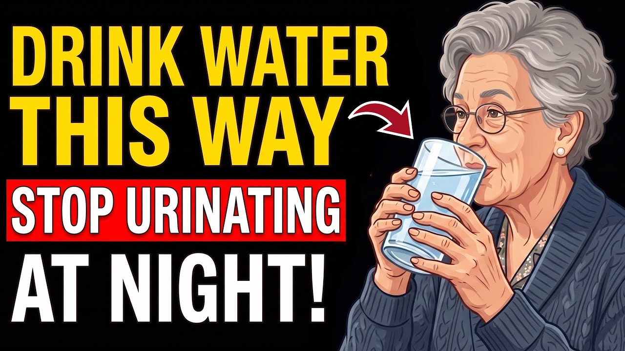 Urologist Reveals: How to Drink Water to Avoid Getting up at Night Over 60!