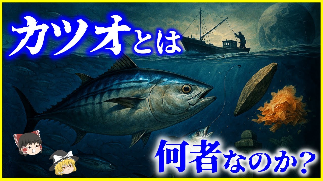 【ゆっくり解説】日本人にとって特別な理由…「カツオ」とは何者なのか？を解説/1年で1万km旅する魚…カツオは“温血魚”だった？