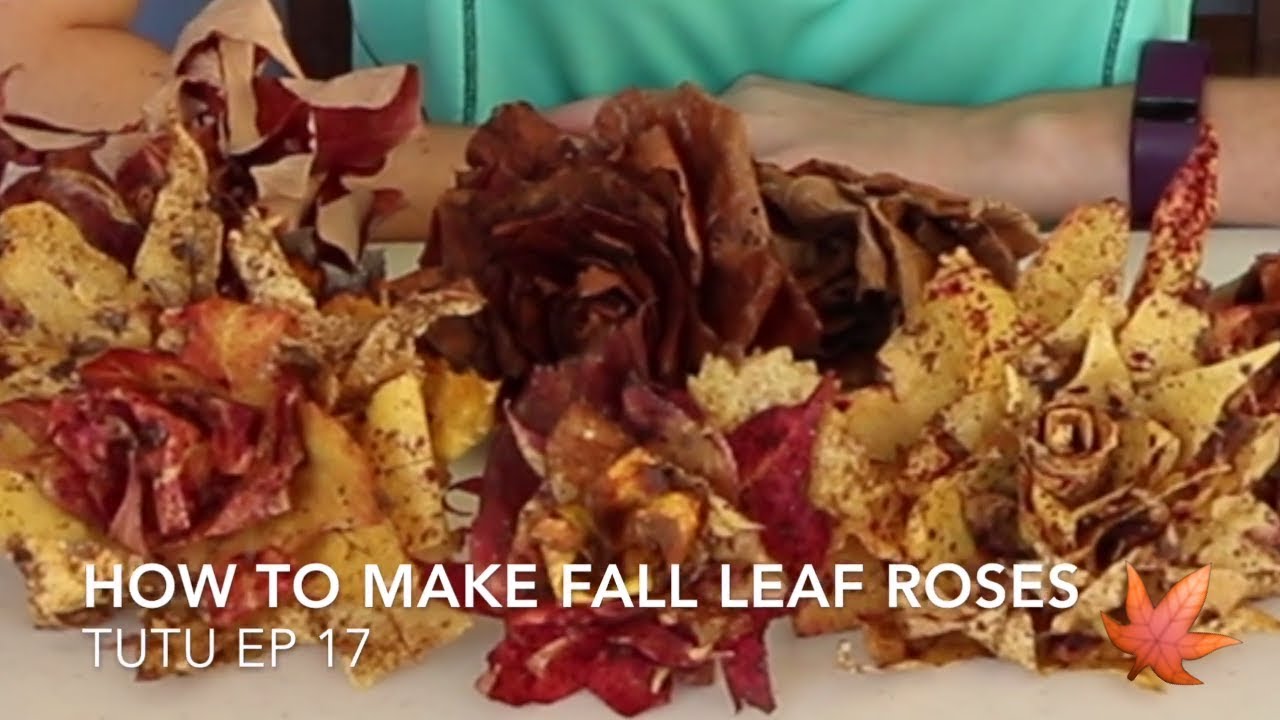 How to make a paper rose LEAF / Paper leaf DIY / Rose paper leaves 