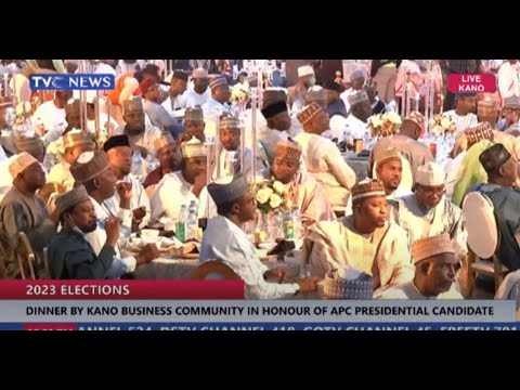 Kano Business Community Hold Dinner in Honour of Tinubu | TVC NEWS LIVE