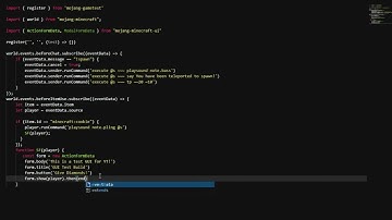 Minecraft Addon Tutorial #1 | How to make custom GUI and Commands!