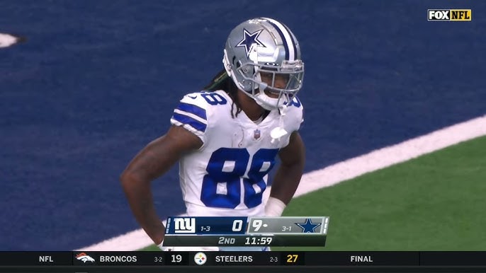 CeeDee Lamb's brilliant one-handed catch seals Cowboys' win over Giants, NFL