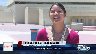 TUSD Native American graduates wear cultural regalia at graduation