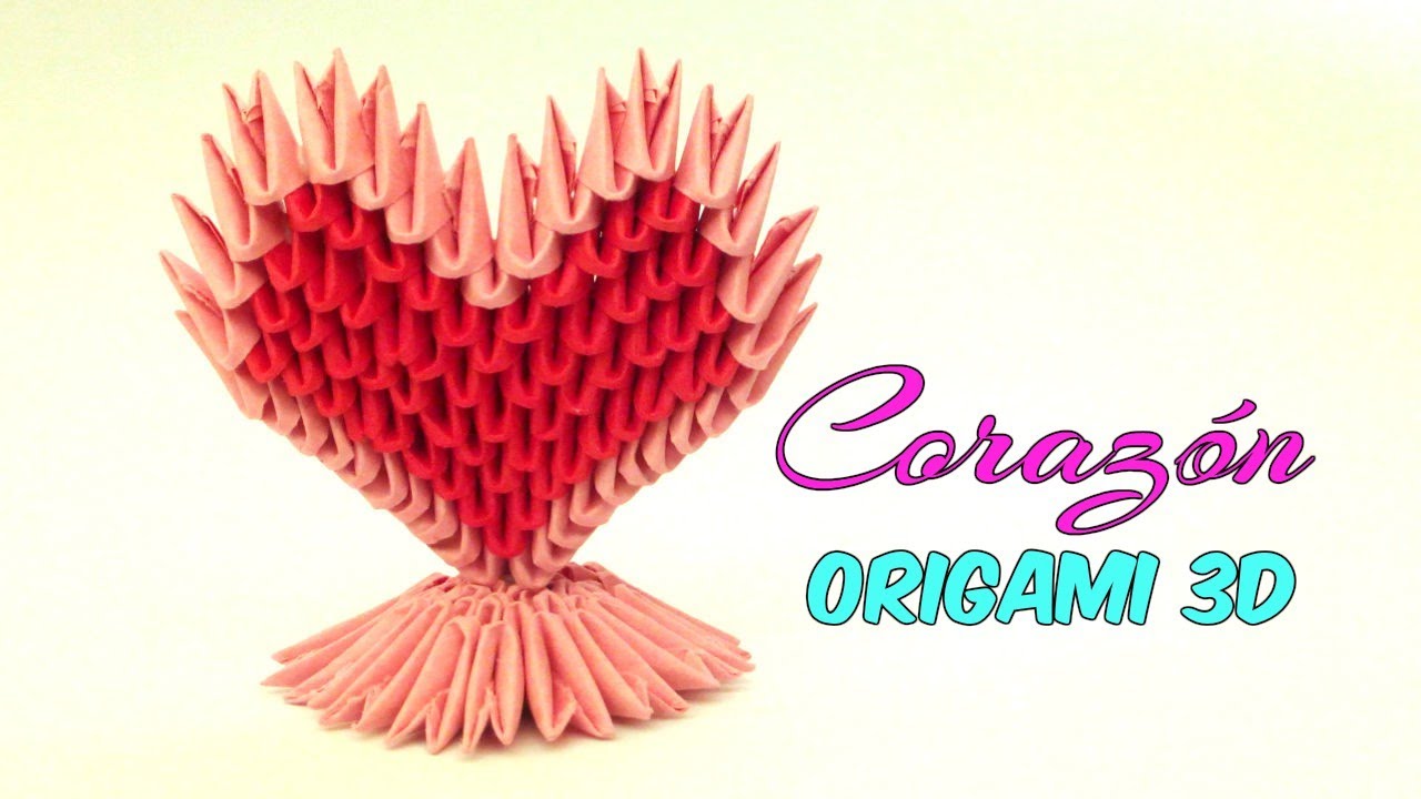 Como hacer origamis de corazon