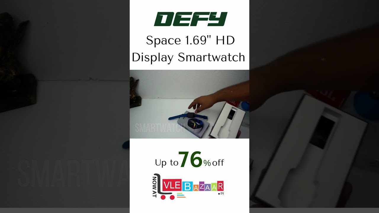 Budget Smartwatch DEFY Space smartwatch under ₹850