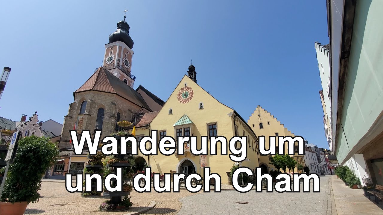 Stadt Cham in der Oberpfalz und Umgebung