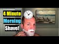 Less than 4 minutestypical morning shave 4k