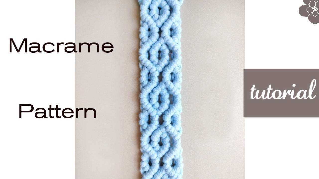 Macrame pattern tutorial.Many videos of macrame tutorials here.