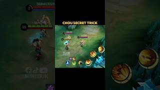Chou Secret Trick Tutorial #mobilelegends #mlbb #mlbbcreatorcamp #minitrik #fyp #singapore