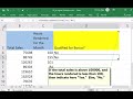 Combining Logical Tests in Excel using the AND Function