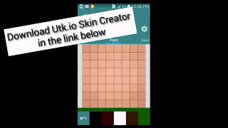 My First Mcpe Skin Using Utk.io Skin Editor screenshot 4