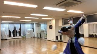 100 波田悠介 栗田優香／ Pro St B カップル部門 準決勝 ／ EJBDFオンラインダンス競技会