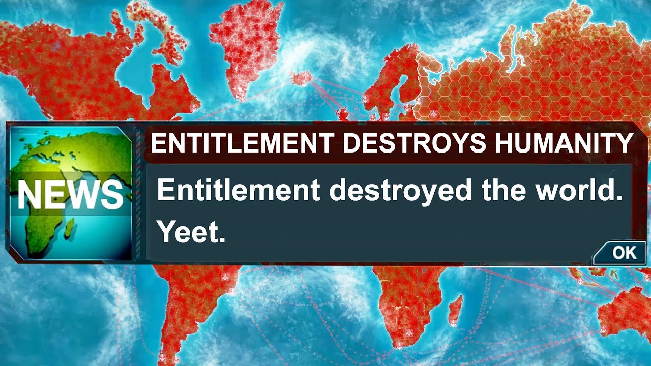 Killing 7,434,236,321 people through the power of Entitlement