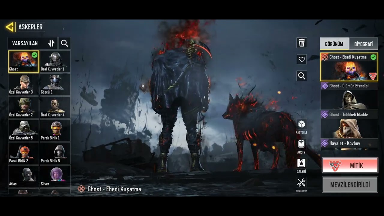 Ghost mitik - Cod Mobile