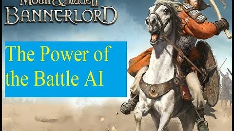 Mount and Blade Bannerlord Winning when outnumbered using Delegate Command