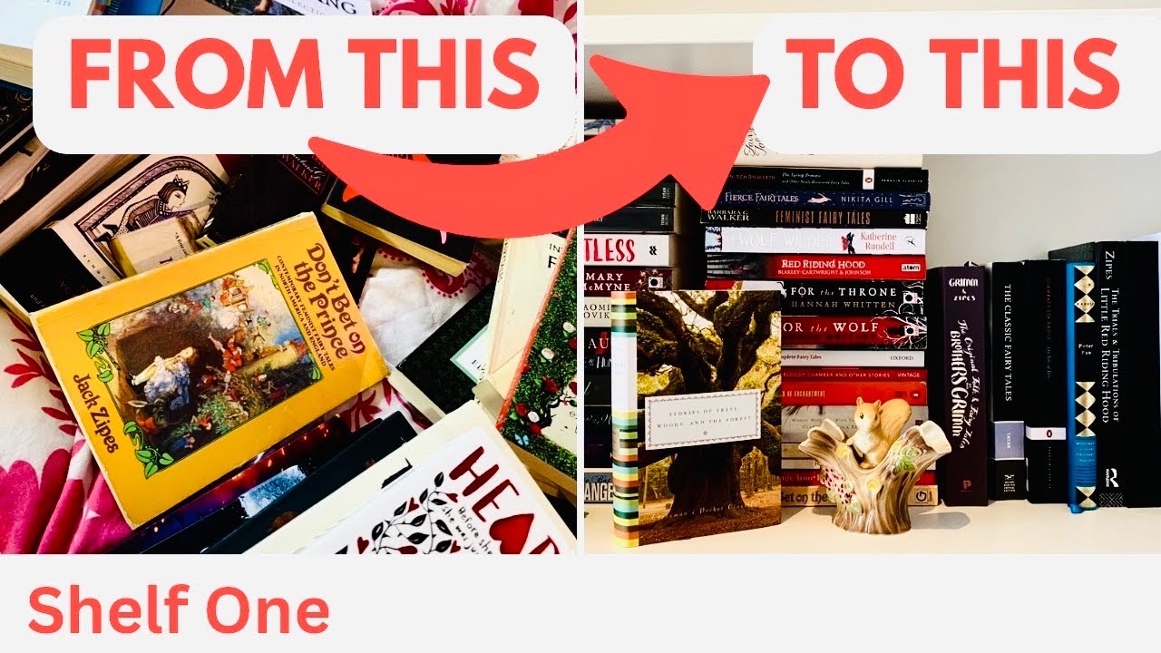Sorting My Entire Book Collection! part 1 (Retellings & Fairy Tales)