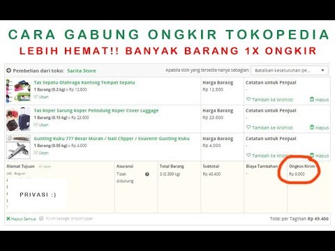 What Cara Beli 2 Barang Dalam 1 Toko Di Tokopedia