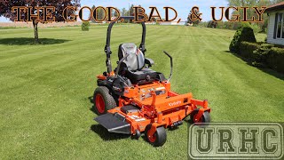 Kubota Z726XKW 3 60 Zero Turn The Good, Bad, And Ugly Plus First Oil Change