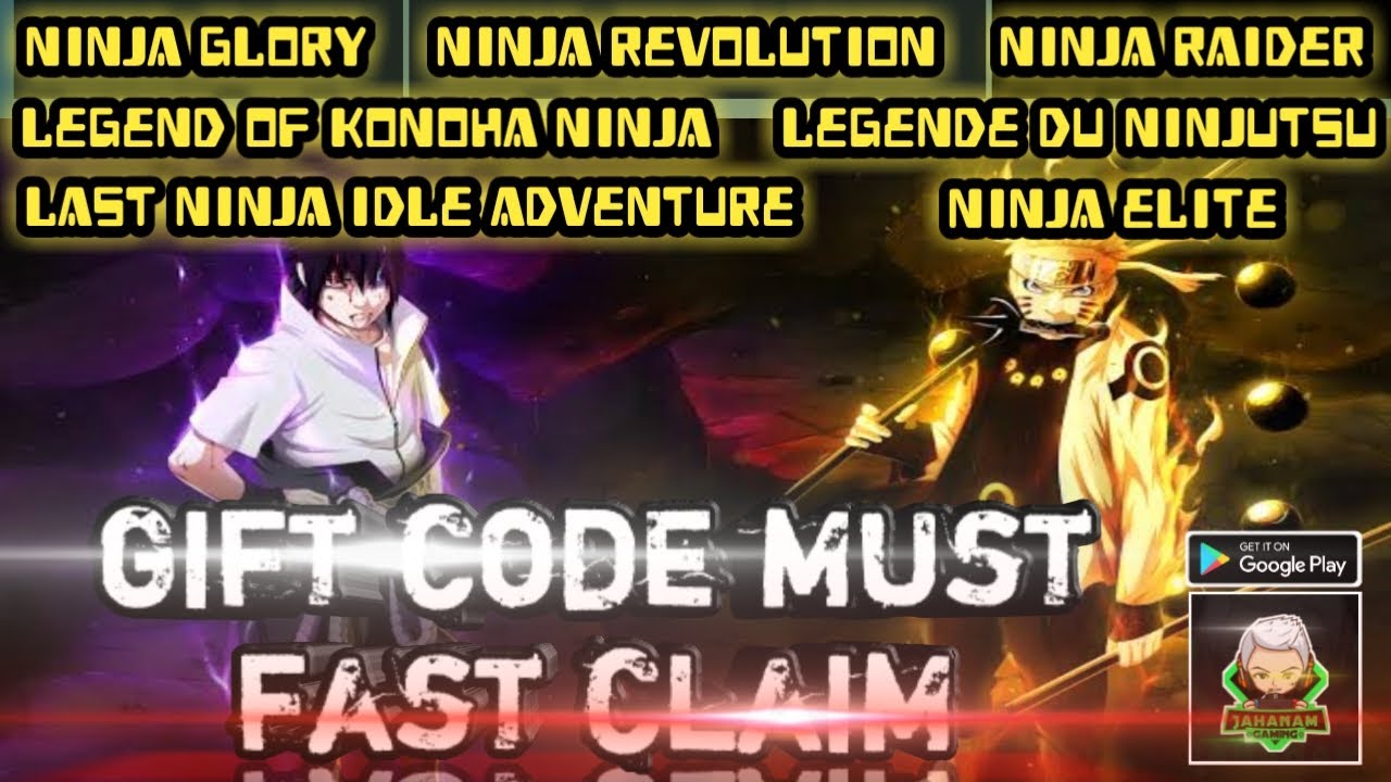 New Gift Code Must Fast Claim Ninja Glory Last Ninja Idle Adventure Youtube - supreme naruto poster roblox code