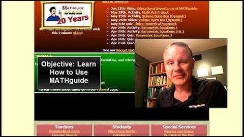 How To Use MATHguide in the Classroom