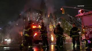 Massive East Village Fire Destroys Historic 19th Century Church | MANHATTAN, NY 12.5.20