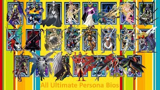 Persona 4 Golden: All Ultimate Persona Bios