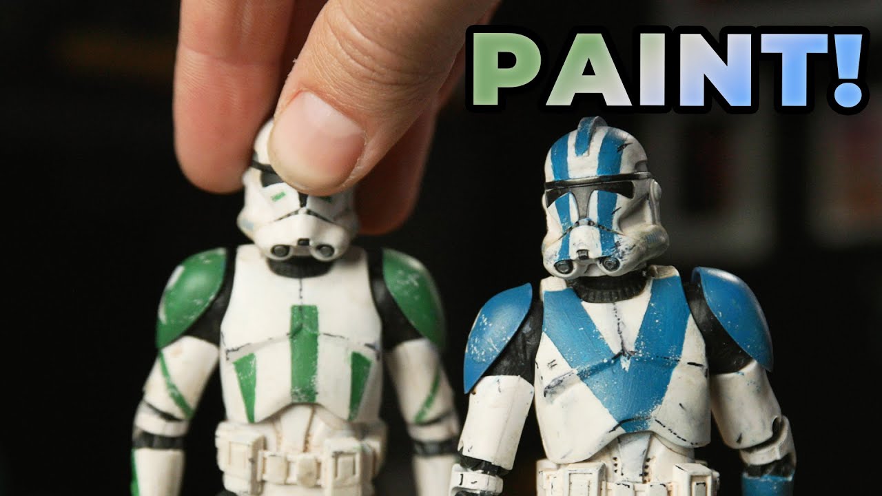 How to Paint Custom Action Figures - YouTube