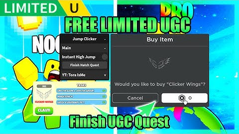 [FREE UGC LIMITED] Jump Clicker Script • Finish UGC Quest [Roblox 2023]