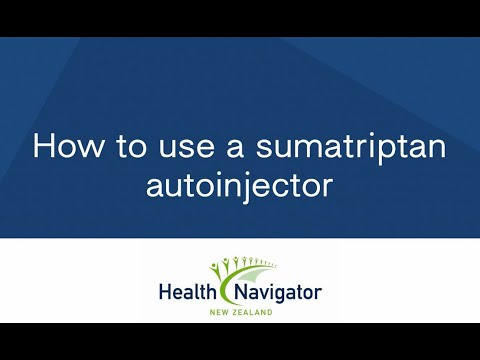 How to use a sumatriptan autoinjector