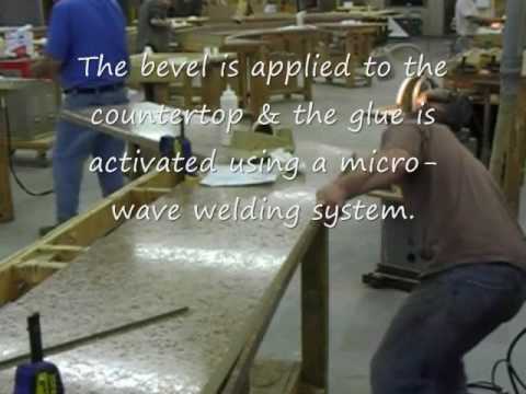 How To Bevel Edge Laminate Countertop Fabrication Youtube