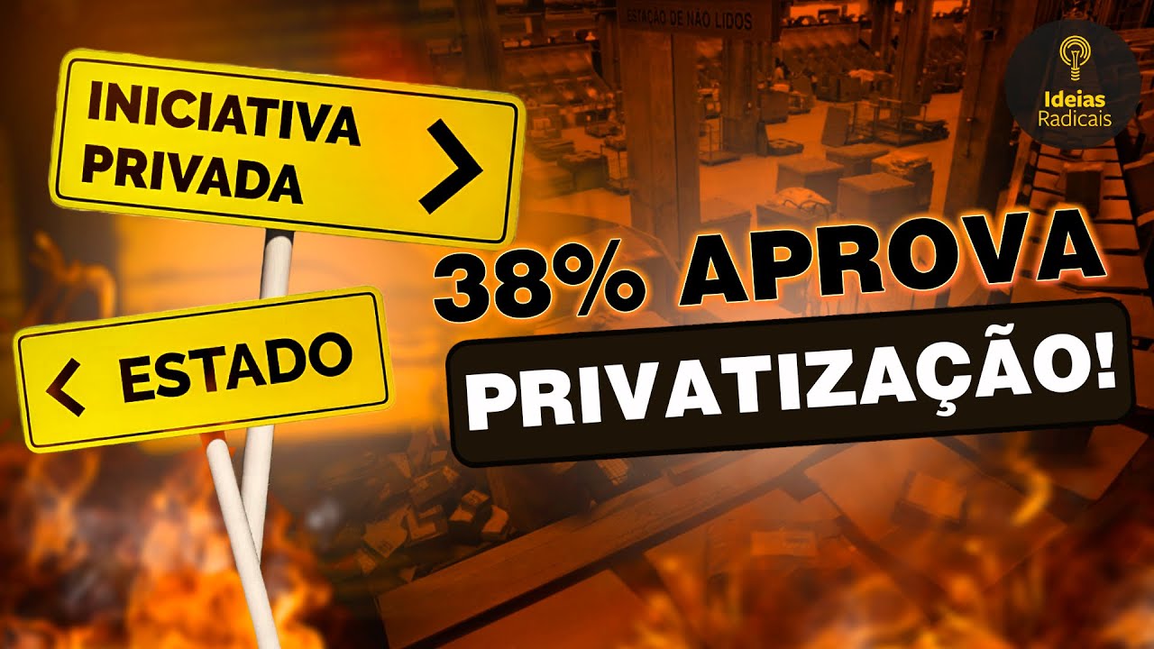 38% dos brasileiros apoiam privatizações