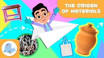 The ORIGEN of MATERIALS 🧶 Classifying Materials for Kids 🧱 Natural and Artificial