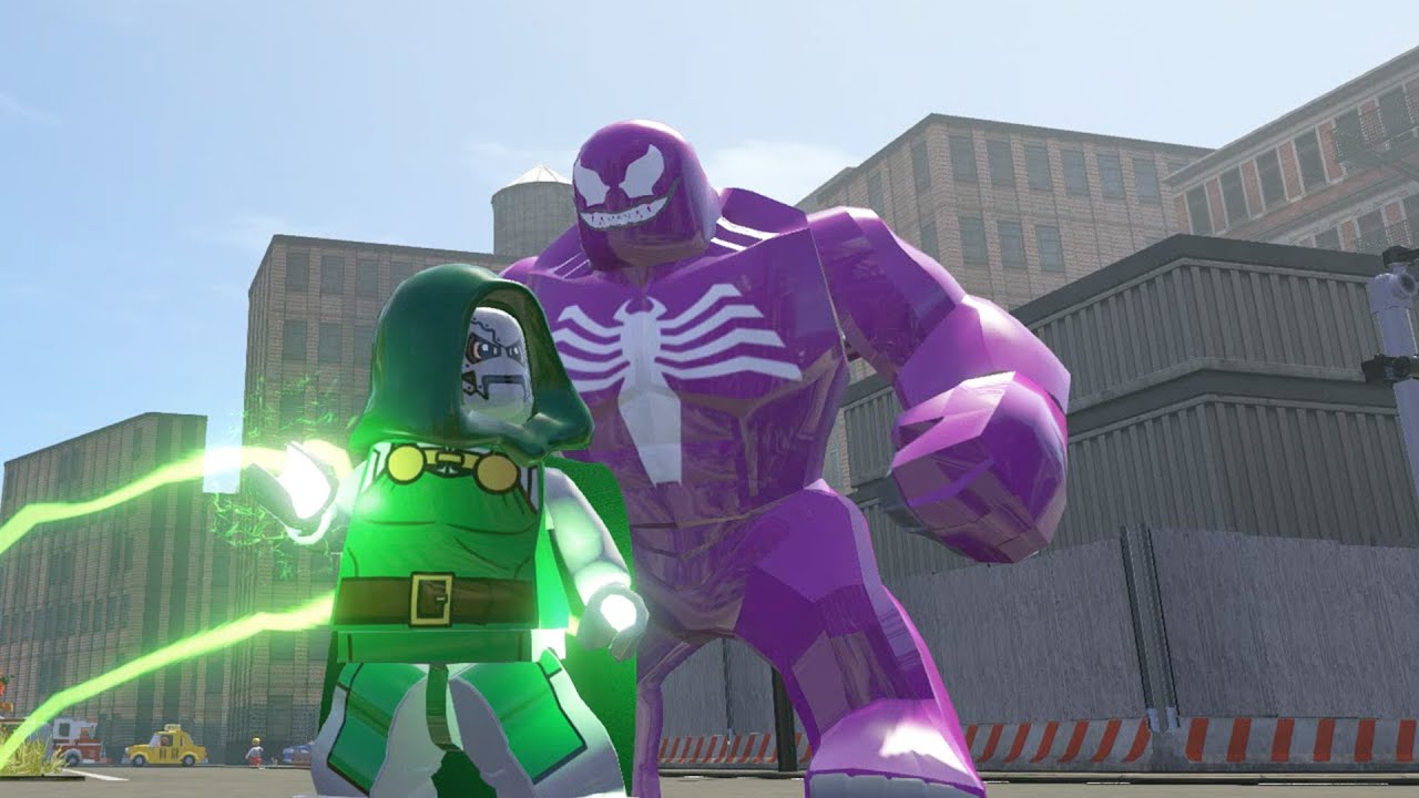 doctor-doom-vs-pink-venom-transformation-lego-marvel-super-heroes