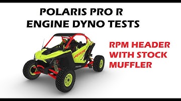 HOW MUCH HORSEPOWER DOES THE PRO R MAKE WITH RPM HEADER ON OUR 902S ENGINE DYNO? See it here!