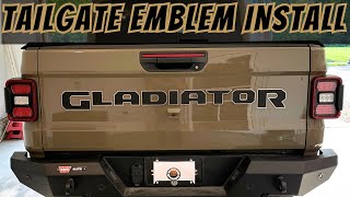 Upgrade Your Ride: Installing Jeep Gladiator Tailgate Badge from Gladius Offroad
