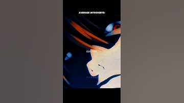 AVERAGE INTROVERTS ☠️ #anime #motivation #quotes #animeedit #shorts