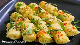 Instant Khandvi Recipe | How to Make Khandvi | Shreejifood