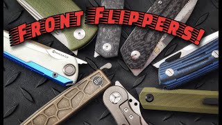 Front Flippers: Folding Knives with that Alternate Opening Method!