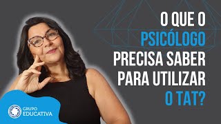 TAT - O que preciso para utilizar em Avaliação de Personalidade?