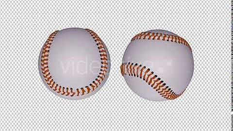 3D Animated Baseball - motion graphics video