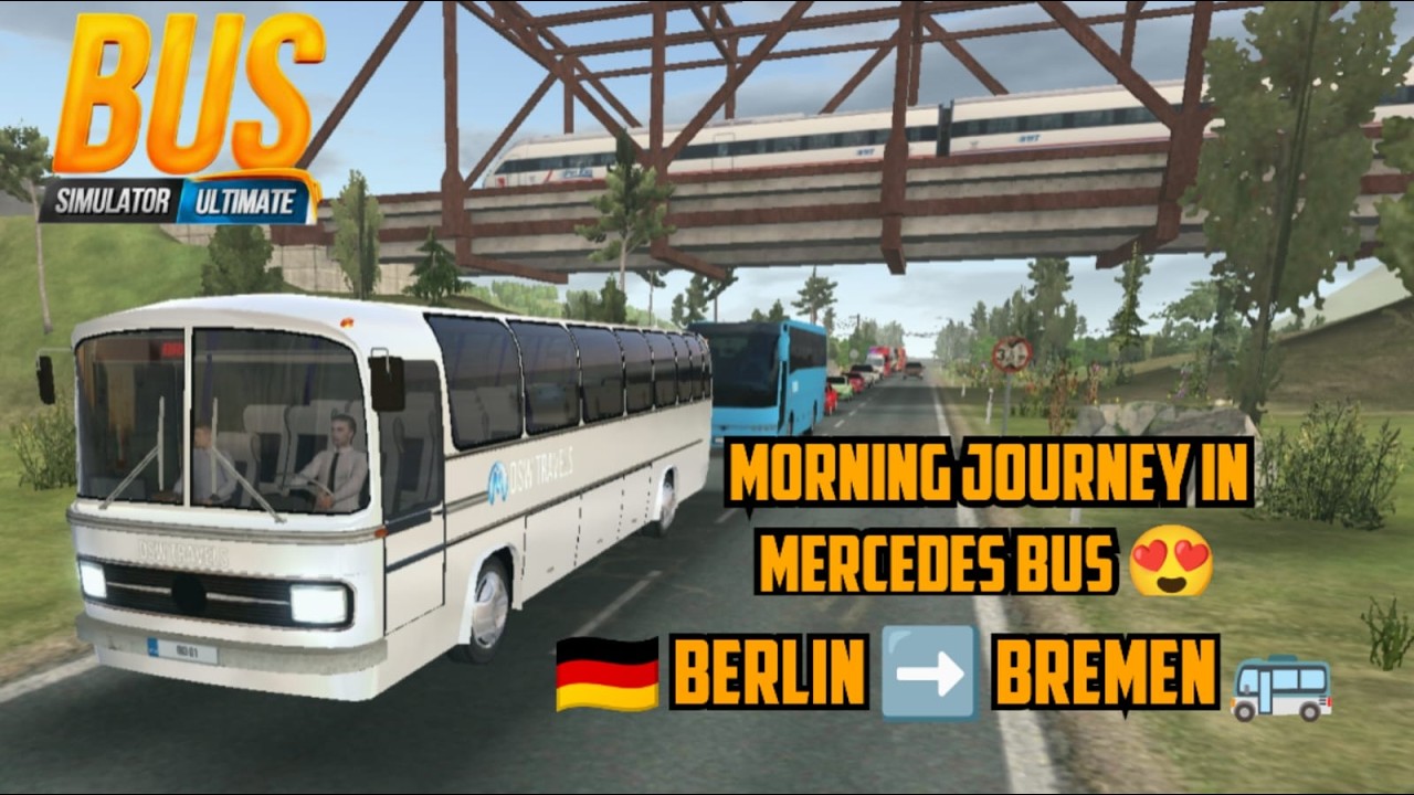 Bus Simulator Ultimate |🌄Berlin to Bremen in Mercedes bus 🚌🔥 | zero damage | #zuuks #bussimulator