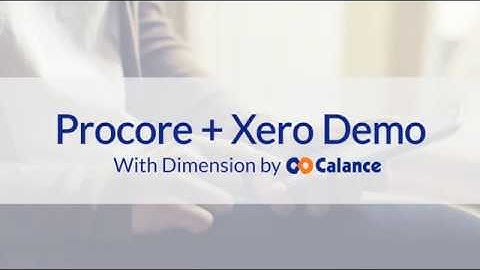 [DEMO] Procore + Xero