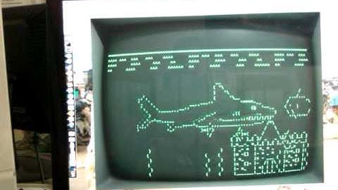 ASCIIquarium 1.0 on Wyse WY 60 and Mac OS X "Cathode"