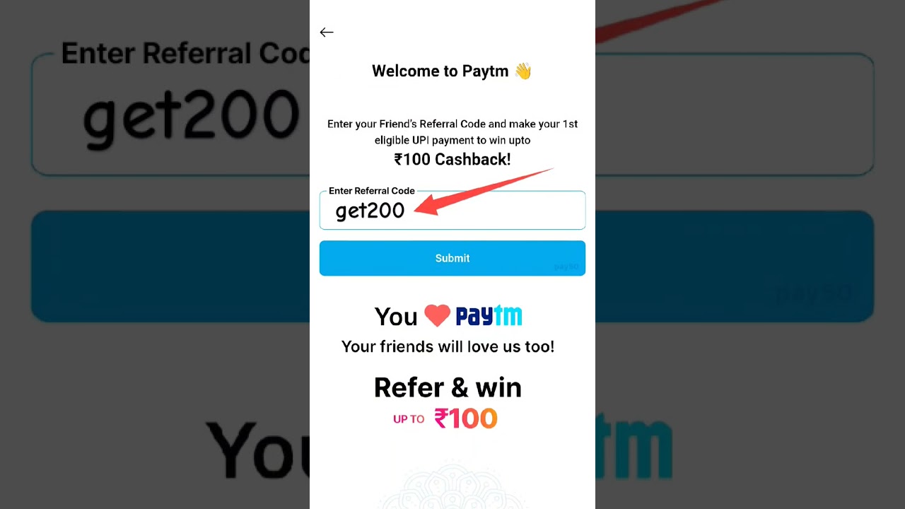 Paytm Referral Code - Paytm Refer Code - Paytm Referral Code Today 